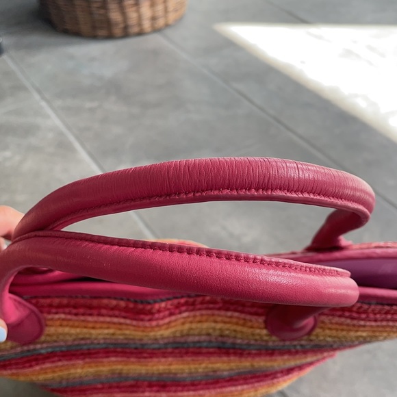 Sonya Rykiel straw beach basket pink - Picture 7 of 10